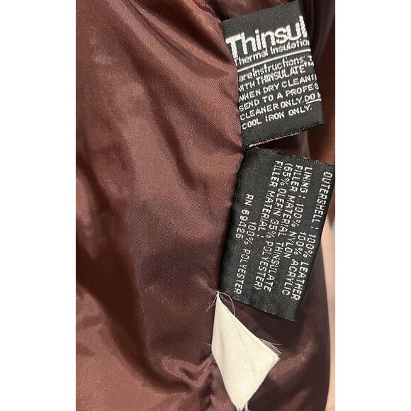 VTG Adventure Bound Suede Western Thinsulate Navajo Aztec Tribal Hooded Jacket - Picture 10 of 11